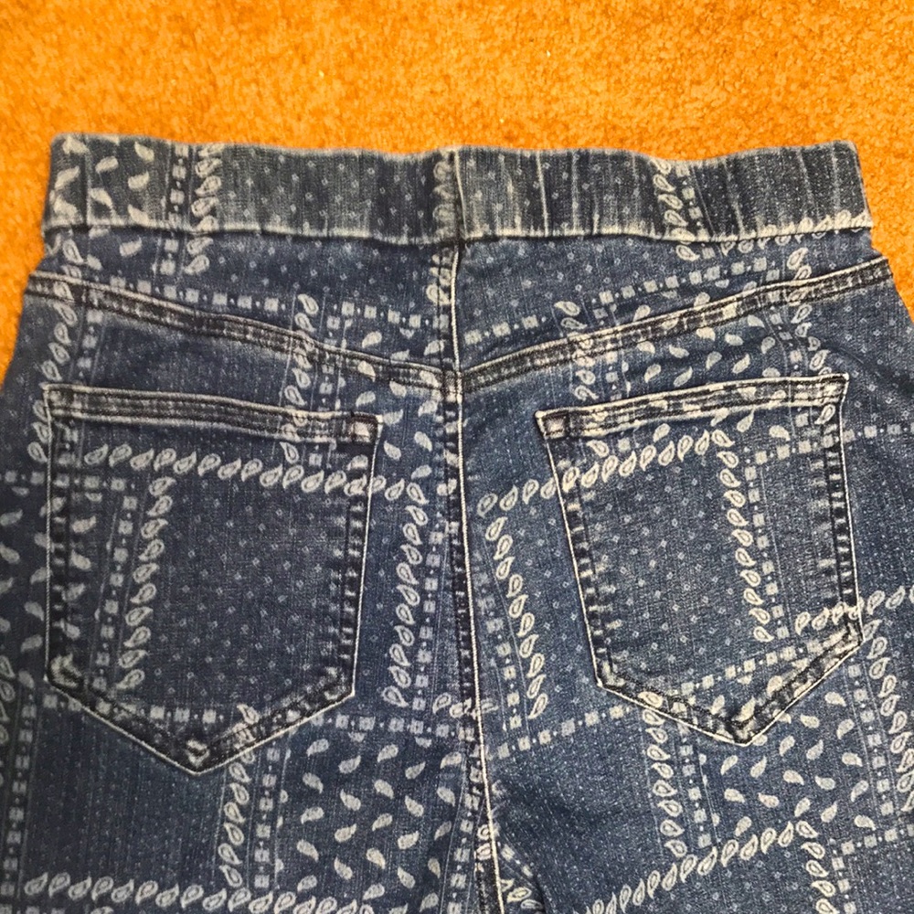 Nwot Patchwork Patterned Bermuda Shorts - image 5